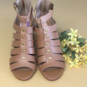 Audrey Brooke Strappy Heels, Size 8
